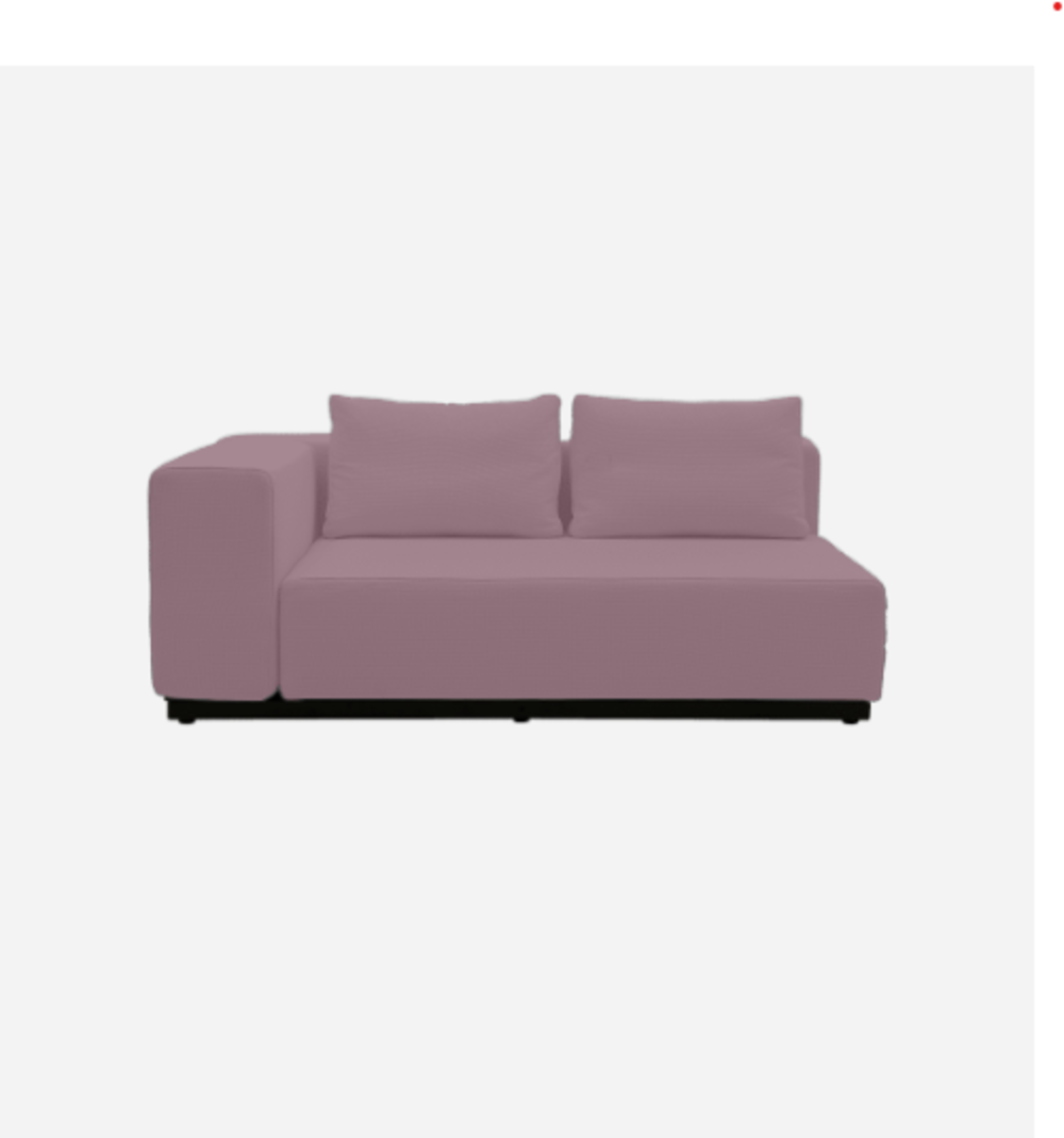 Softline Nevada Sofa / Sofaelement-Felt Melange - 640 Purple