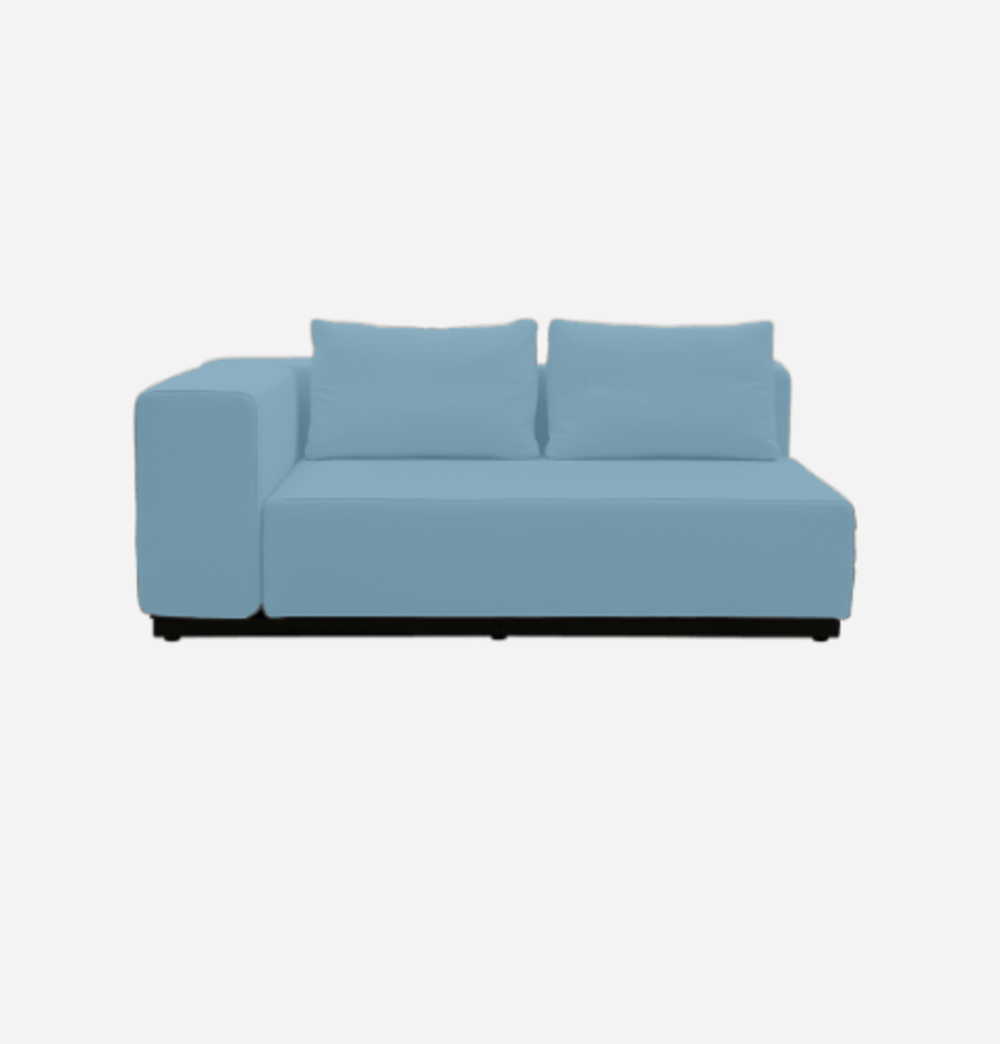 Softline Nevada Sofa / Sofaelement-Felt Melange - 858 Sky Blue