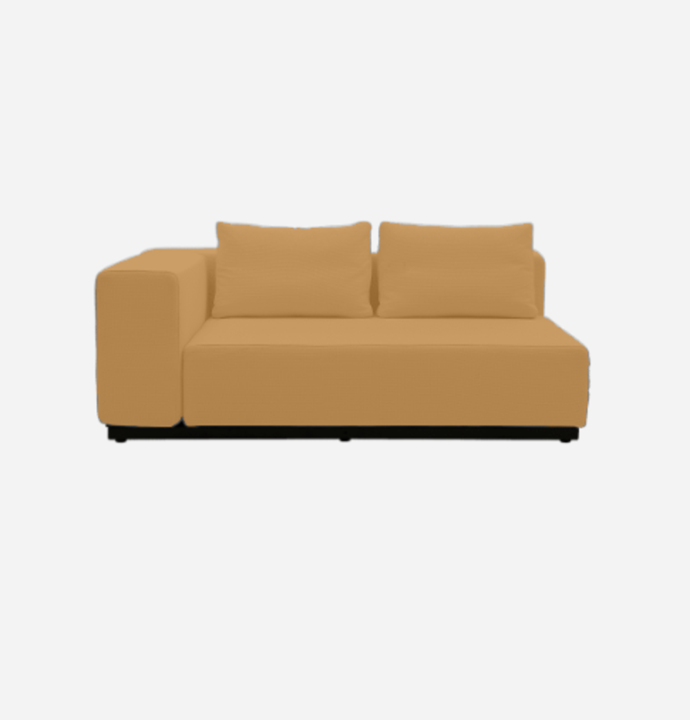 Softline Nevada Sofa / Sofaelement-Felt Melange - 296 Ochre