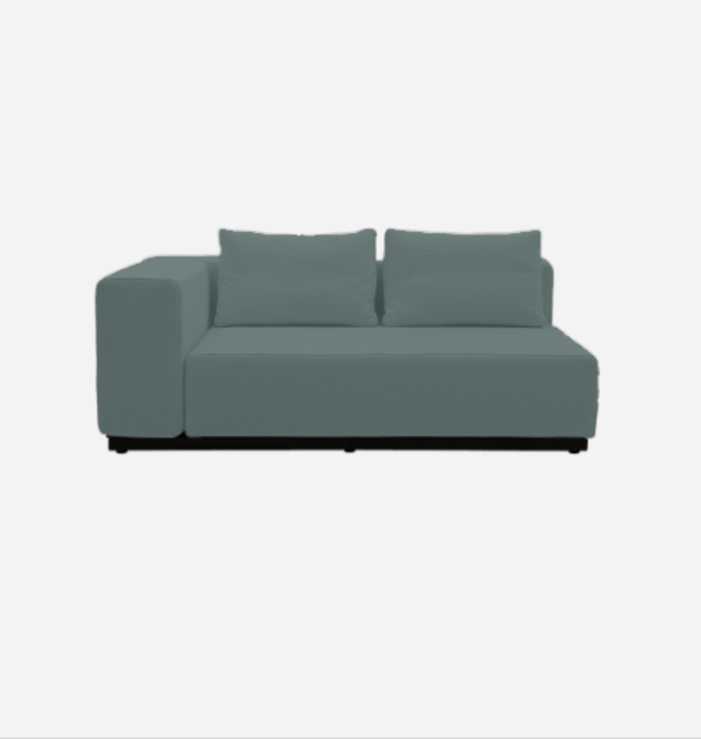 Softline Nevada Sofa / Sofaelement-Felt Melange - 293 Grey Green