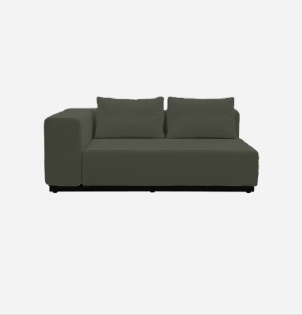 Softline Nevada Sofa / Sofaelement-Felt Melange - 294 Dark Green