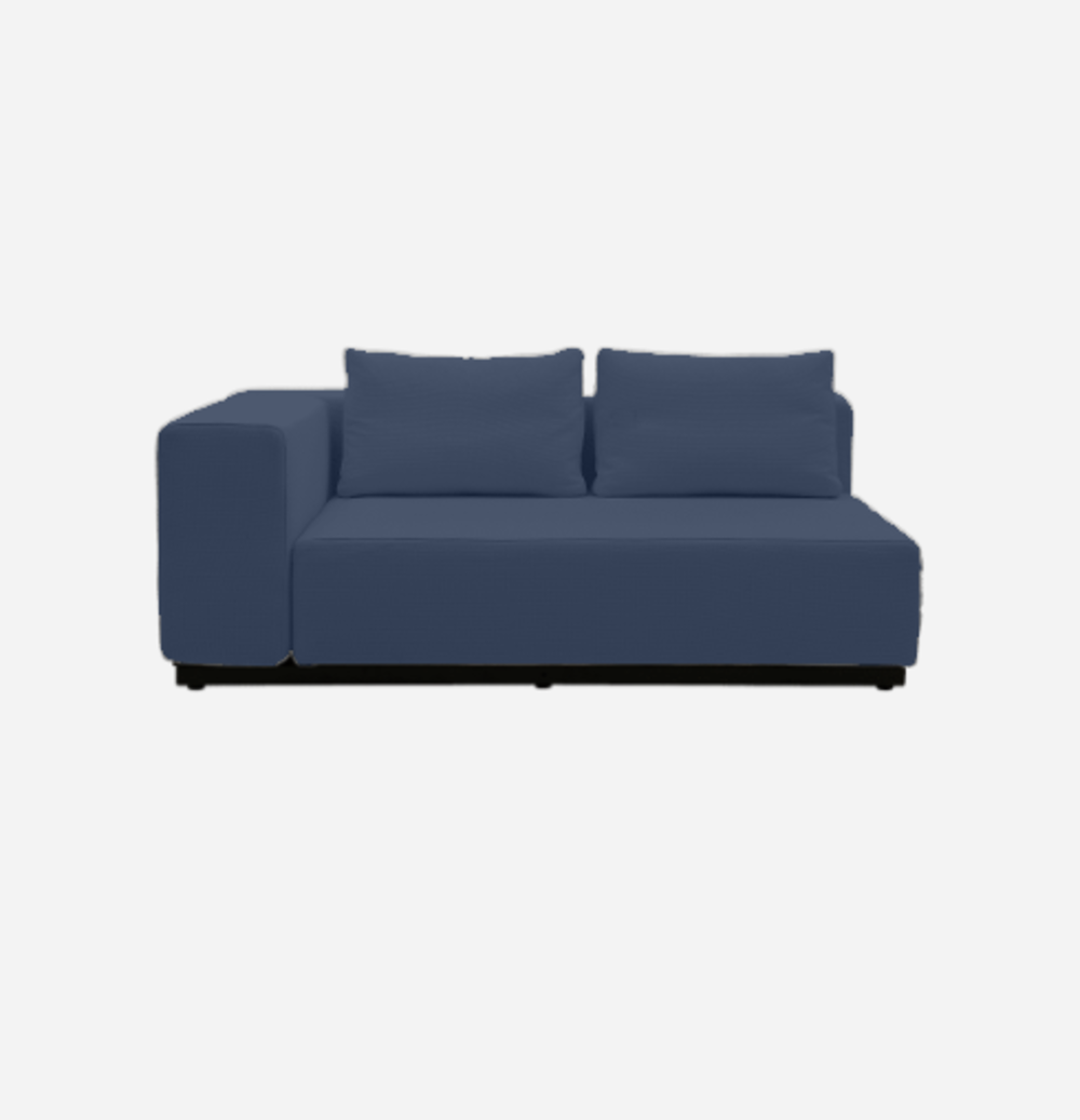 Softline Nevada Sofa / Sofaelement-Felt Melange - 289 Dark Blue