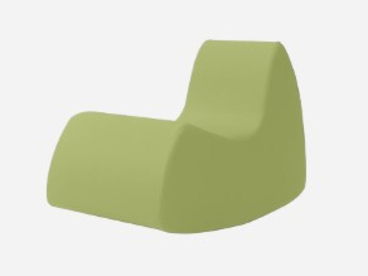 Softline Grand Prix Schaukelsessel - Felt - 579 Green