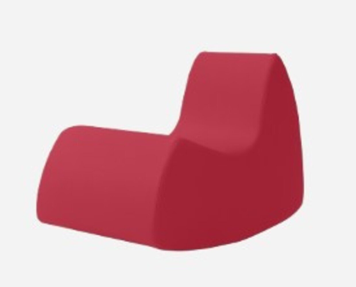 Softline Grand Prix Schaukelsessel - Felt - 588 Red