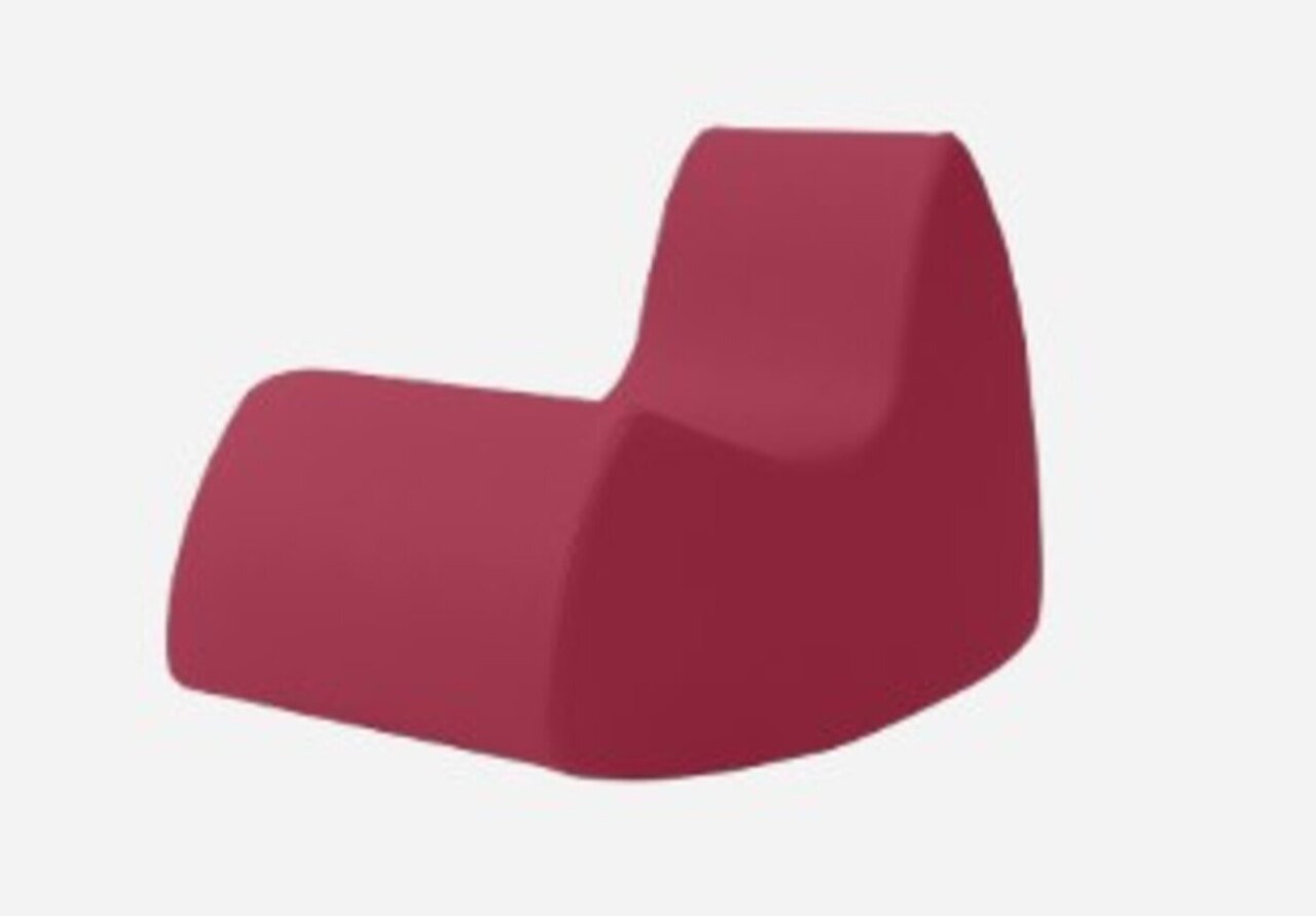 Softline Grand Prix Schaukelsessel - Felt - 622 Rust Red