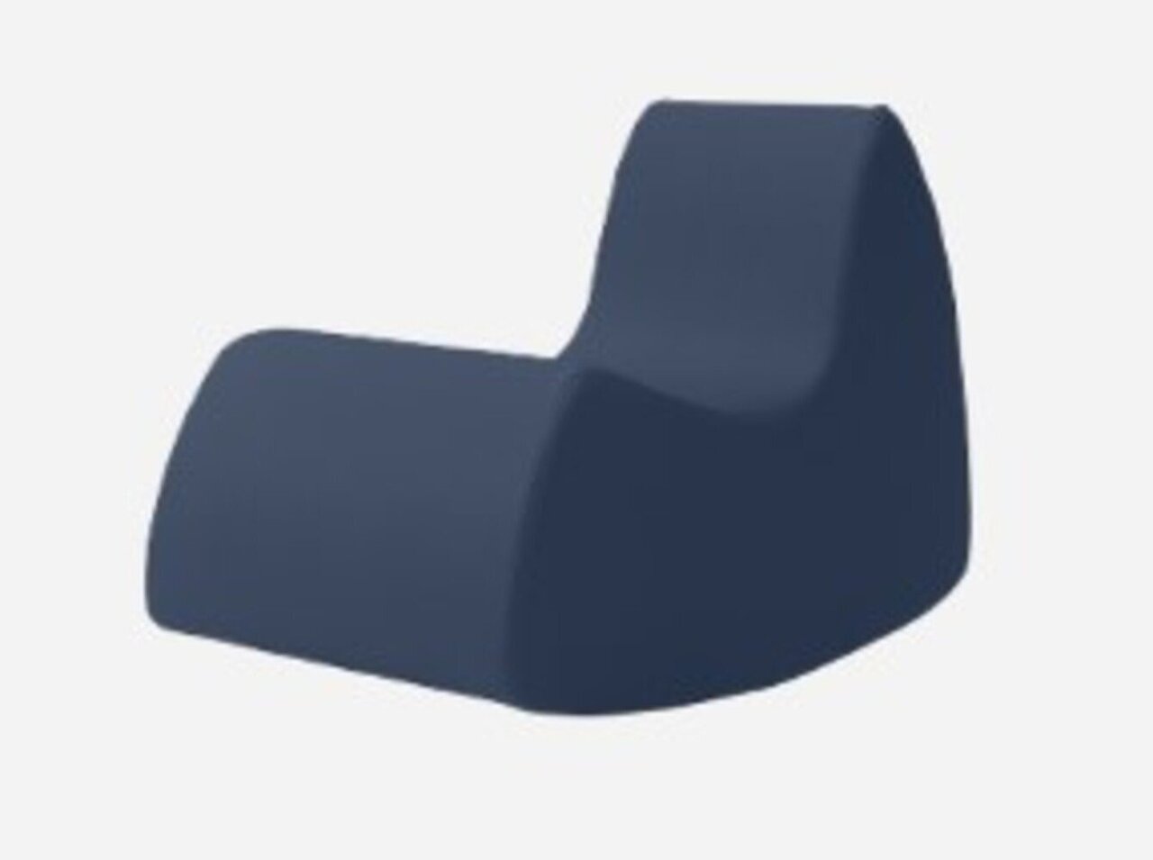 Softline Grand Prix Schaukelsessel - Felt Melange - 289 Dark Blue