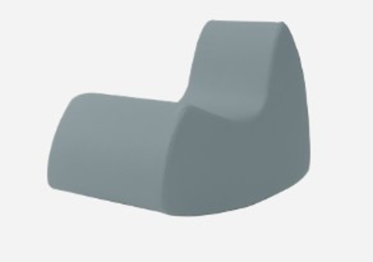 Softline Grand Prix Schaukelsessel - Felt Melange - 292 Light Grey