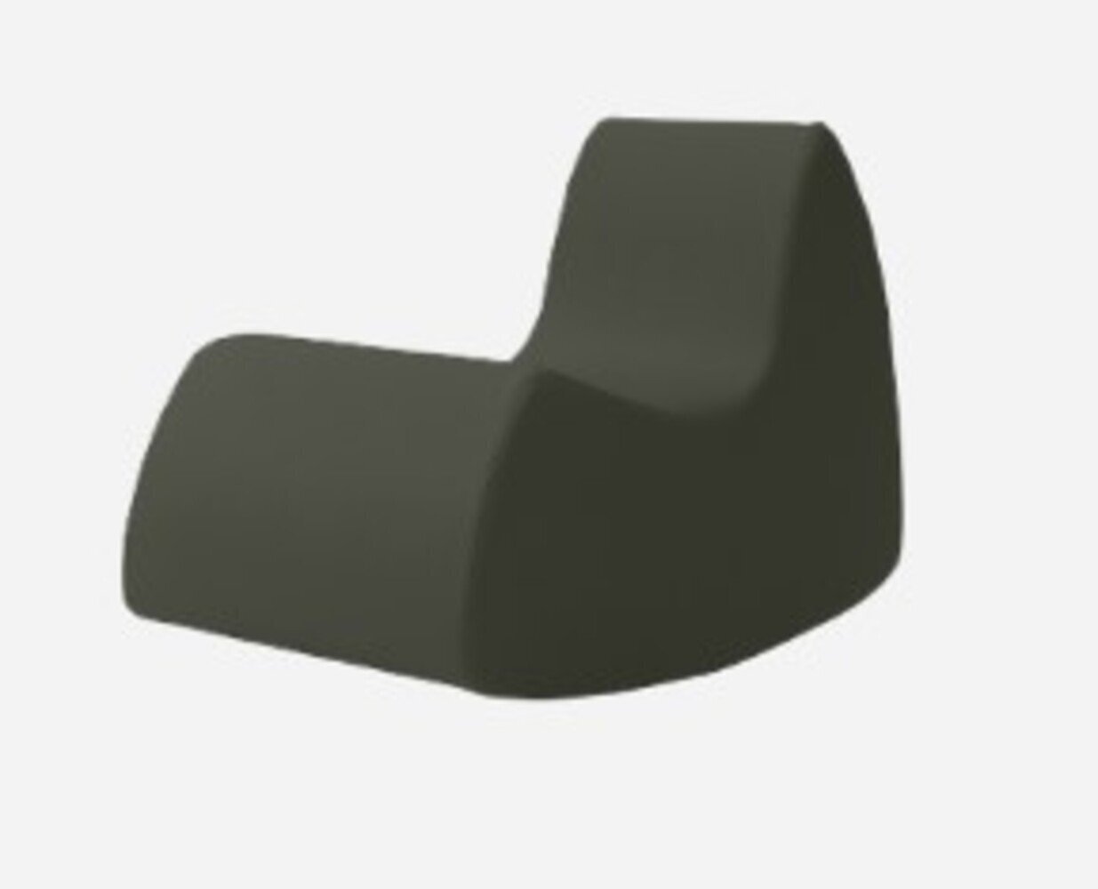Softline Grand Prix Schaukelsessel - Felt Melange - 294 Dark Green