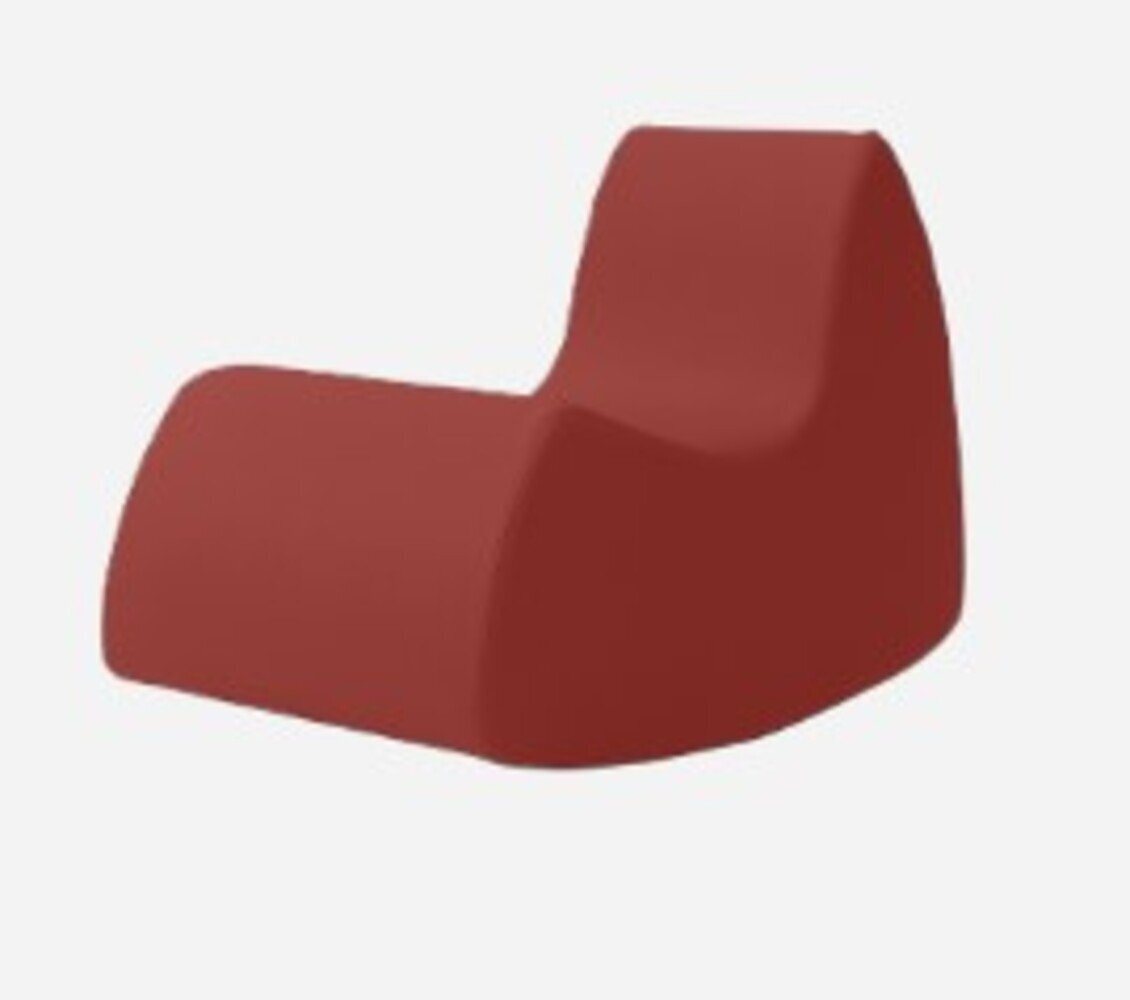 Softline Grand Prix Schaukelsessel - Felt Melange - 297 Dark Red