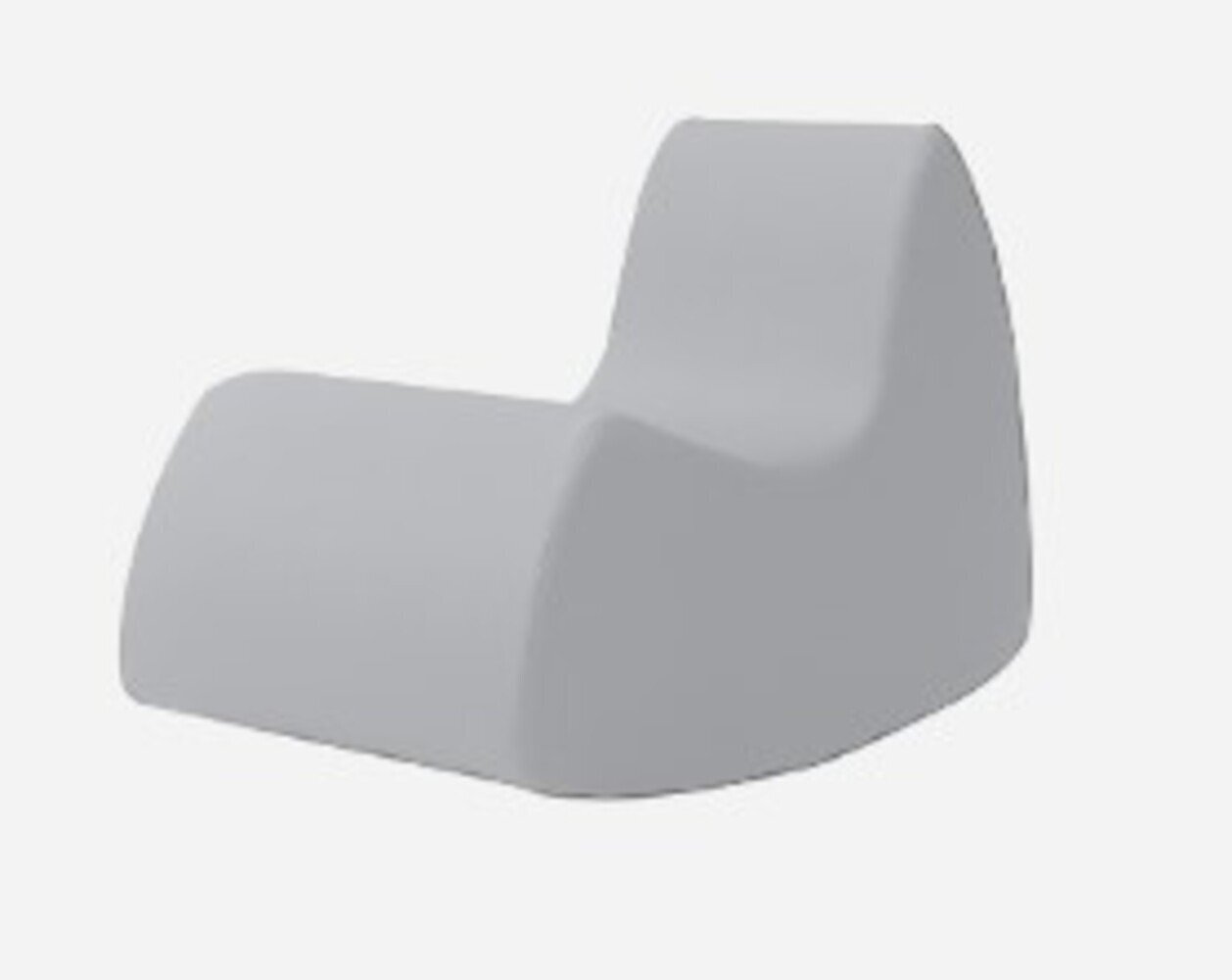 Softline Grand Prix Schaukelsessel - Felt Melange - 612 Light Grey