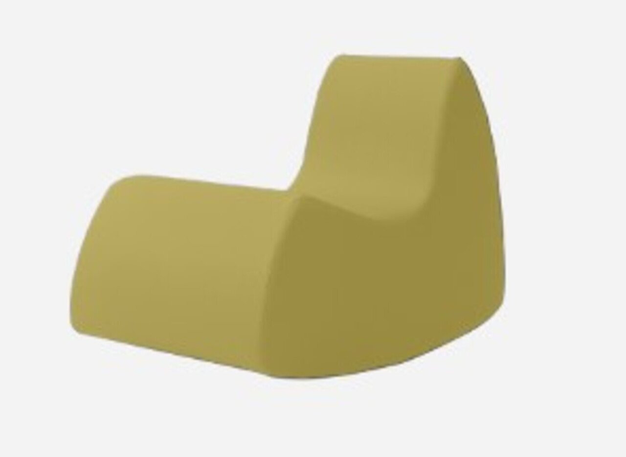 Softline Grand Prix Schaukelsessel - Felt Melange - 847 Mustard