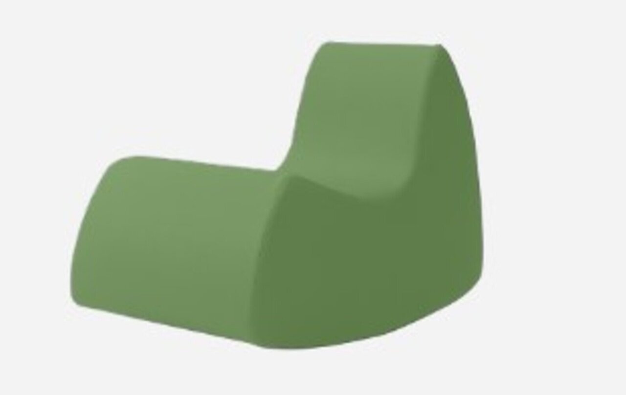 Softline Grand Prix Schaukelsessel - Felt Melange - 848 Green
