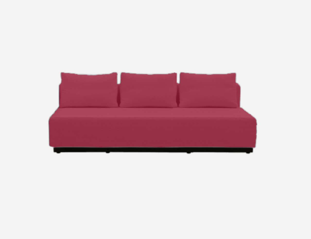 Softline Nevada 3-P Schlafsofa-Felt - 622 Rust Red