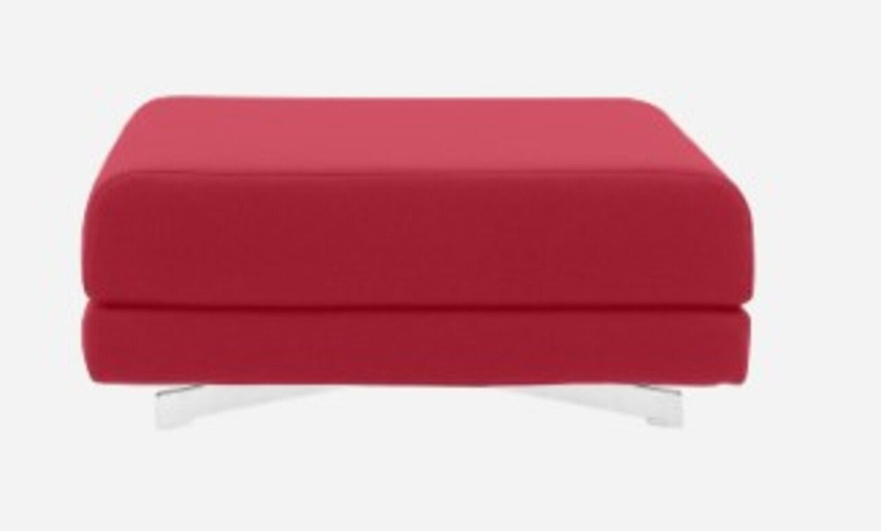 Softline Max Hocker/Einzelbett-Felt - 588 Red