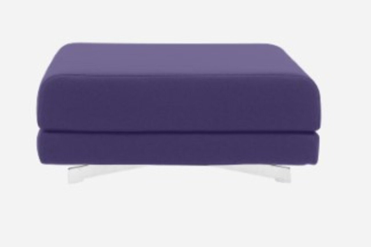 Softline Max Hocker/Einzelbett-Felt - 581 Eggplant