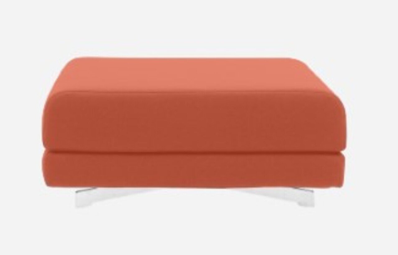 Softline Max Hocker/Einzelbett-Felt - 624 Orange