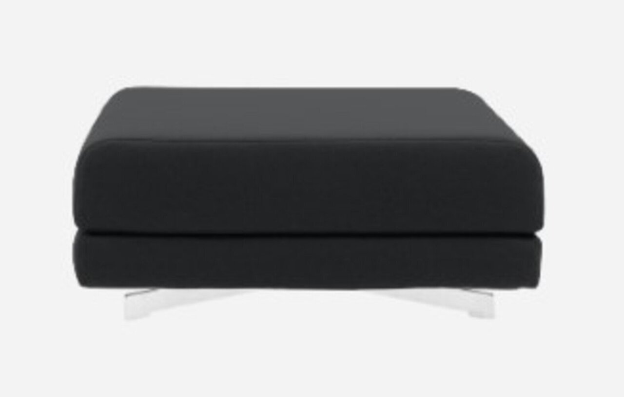 Softline Max Hocker/Einzelbett-Felt - 636 Black