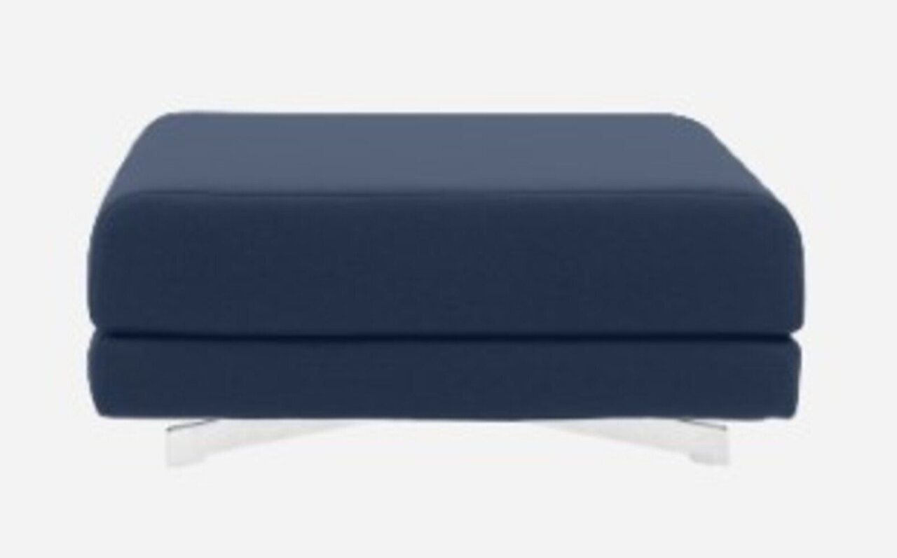 Softline Max Hocker/Einzelbett-Felt Melange - 289 Dark Blue