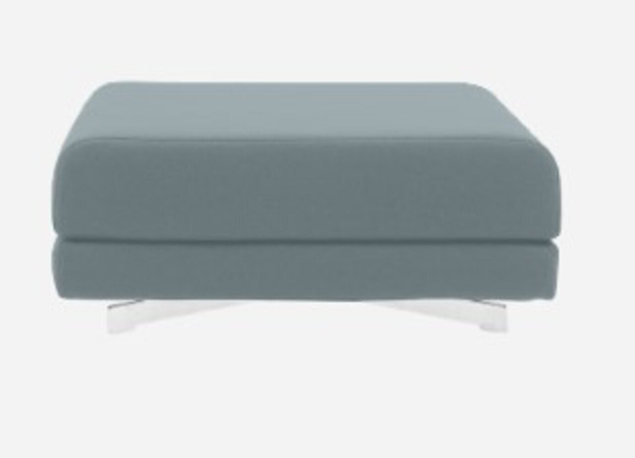 Softline Max Hocker/Einzelbett-Felt Melange - 292 Light Grey