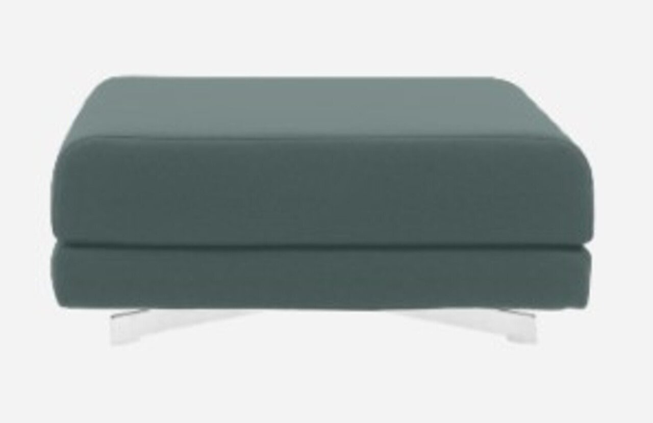 Softline Max Hocker/Einzelbett-Felt Melange - 293 Grey Green