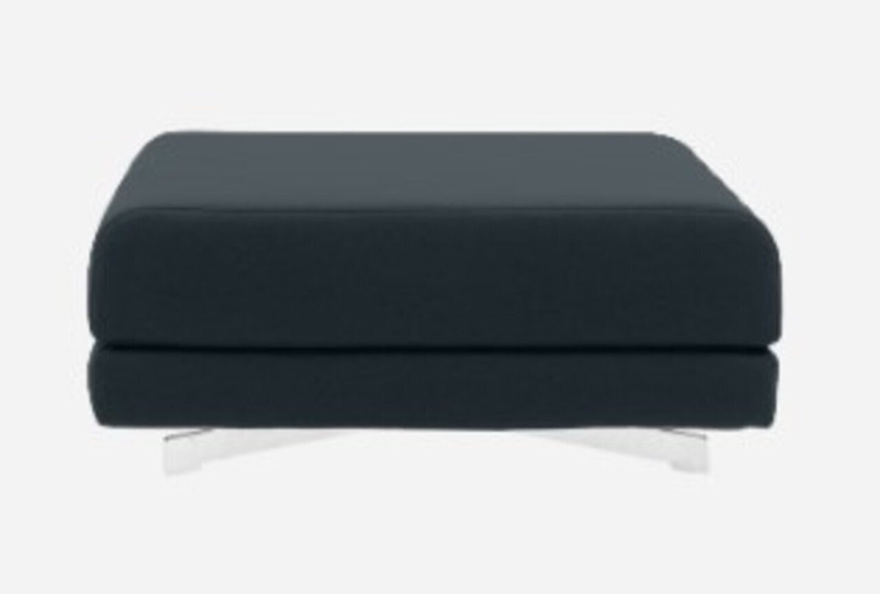 Softline Max Hocker/Einzelbett-Felt Melange - 295 Black