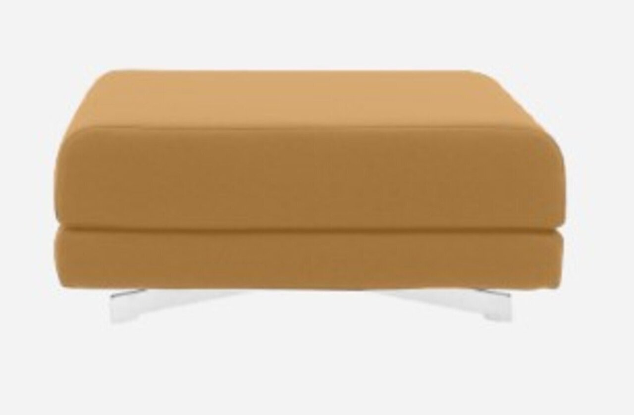 Softline Max Hocker/Einzelbett-Felt Melange - 296 Ochre