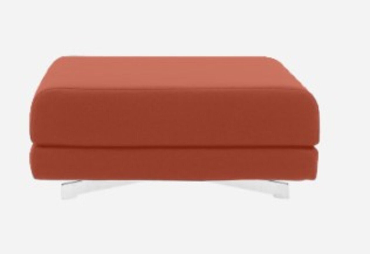 Softline Max Hocker/Einzelbett-Felt Melange - 298 Red