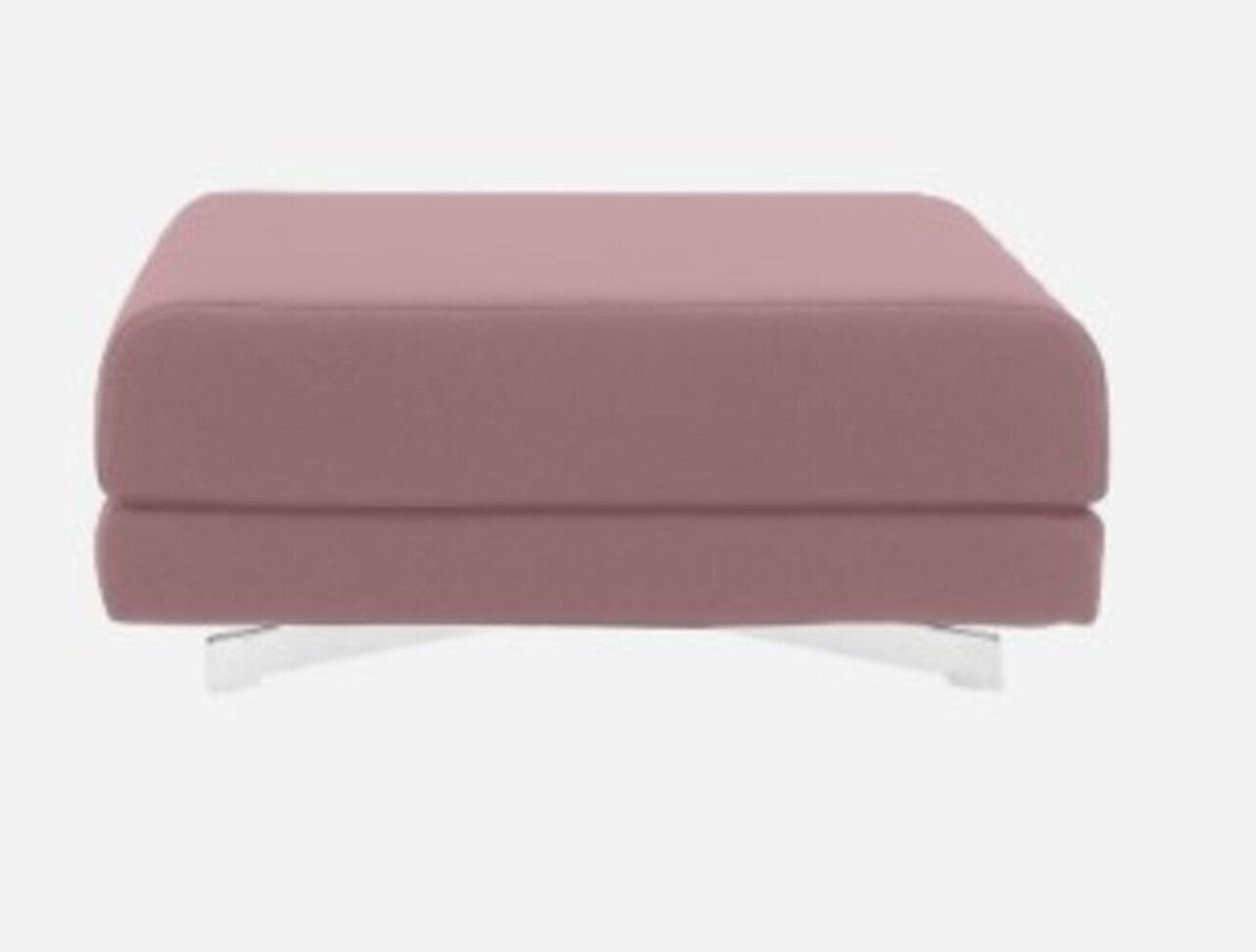 Softline Max Hocker/Einzelbett-Felt Melange - 299 Antique Pink