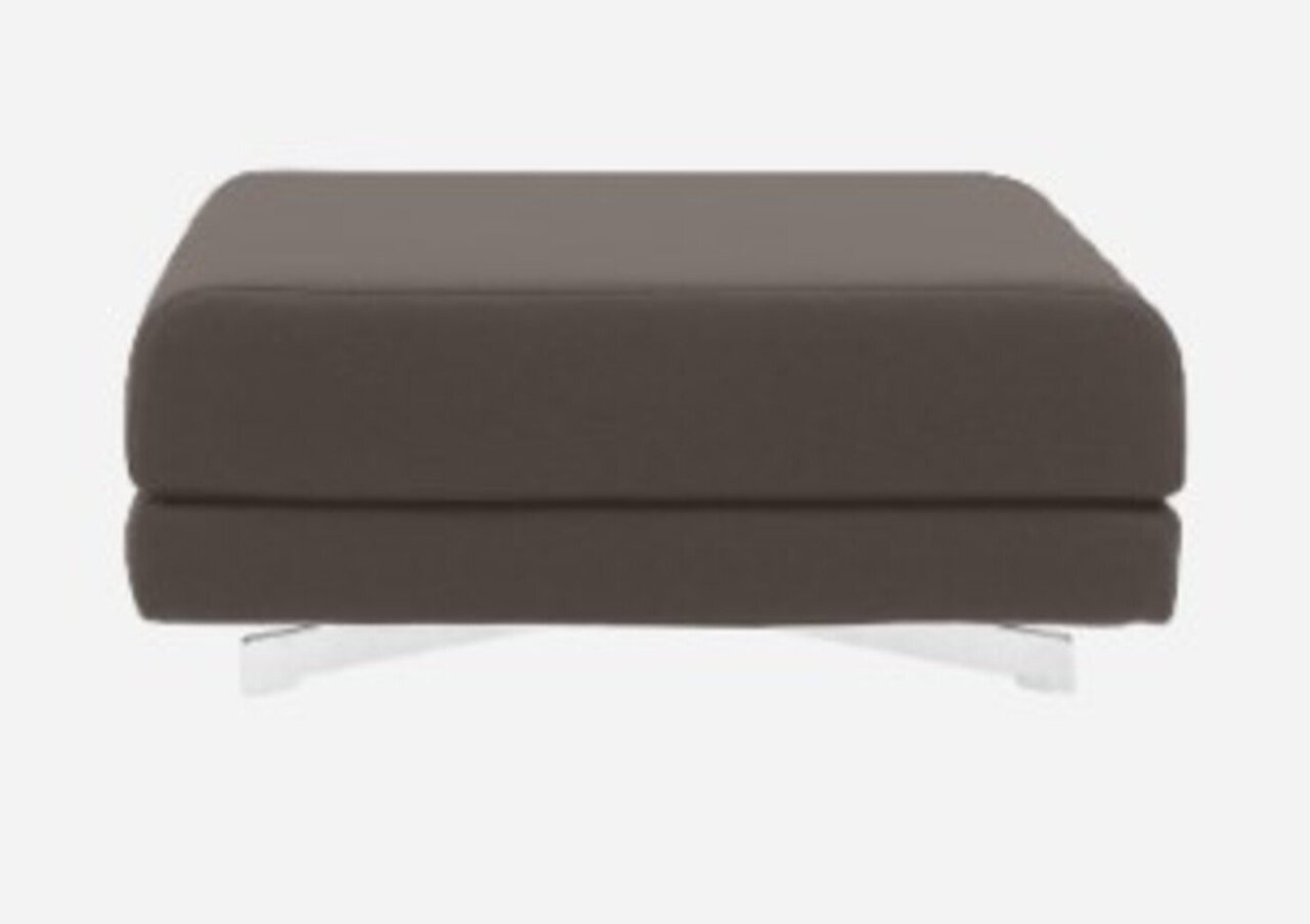 Softline Max Hocker/Einzelbett-Felt Melange - 300 Dark Brown