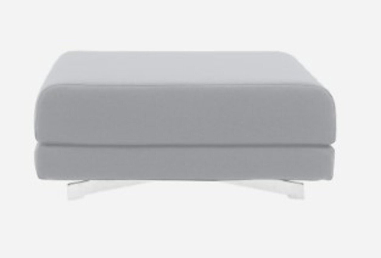 Softline Max Hocker/Einzelbett-Felt Melange - 612 Light Grey
