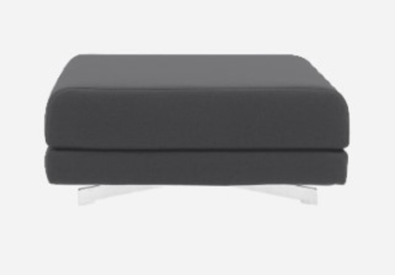 Softline Max Hocker/Einzelbett-Felt Melange - 623 Dark Grey