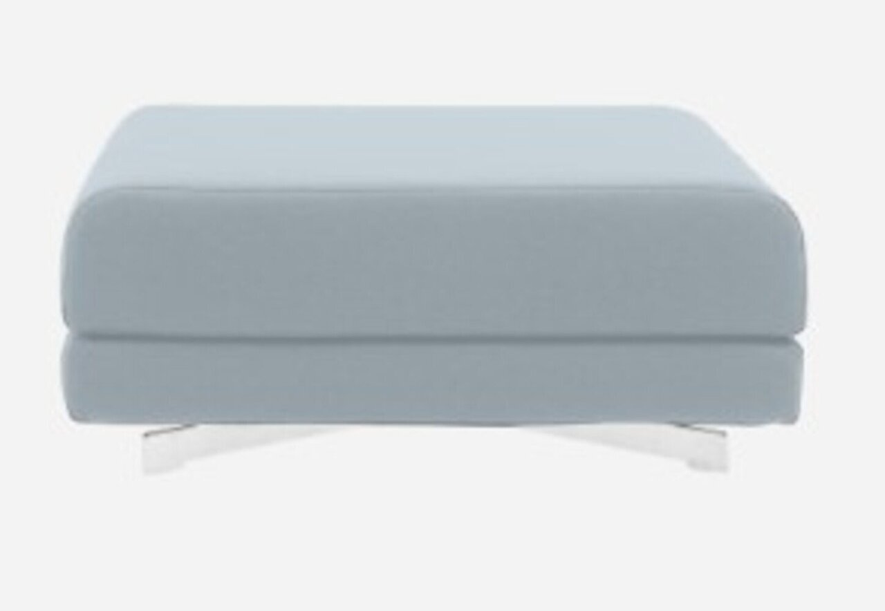 Softline Max Hocker/Einzelbett-Felt Melange - 641 Light Blue