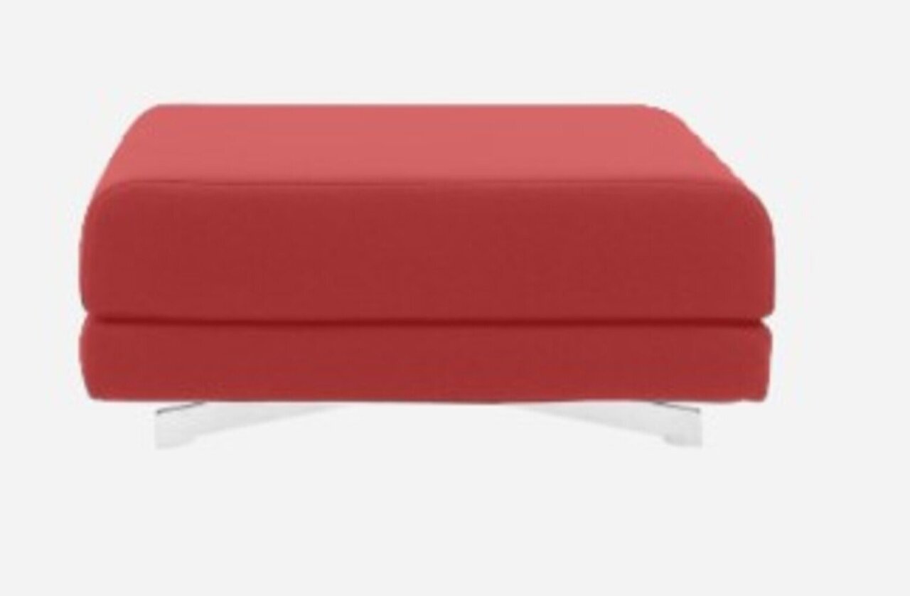 Softline Max Hocker/Einzelbett-Felt Melange - 650 Light Red