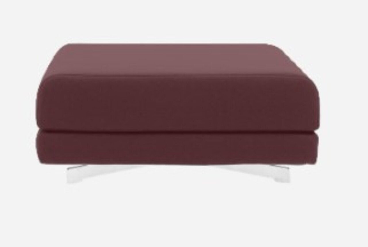 Softline Max Hocker/Einzelbett-Felt Melange - 651 Eggplant