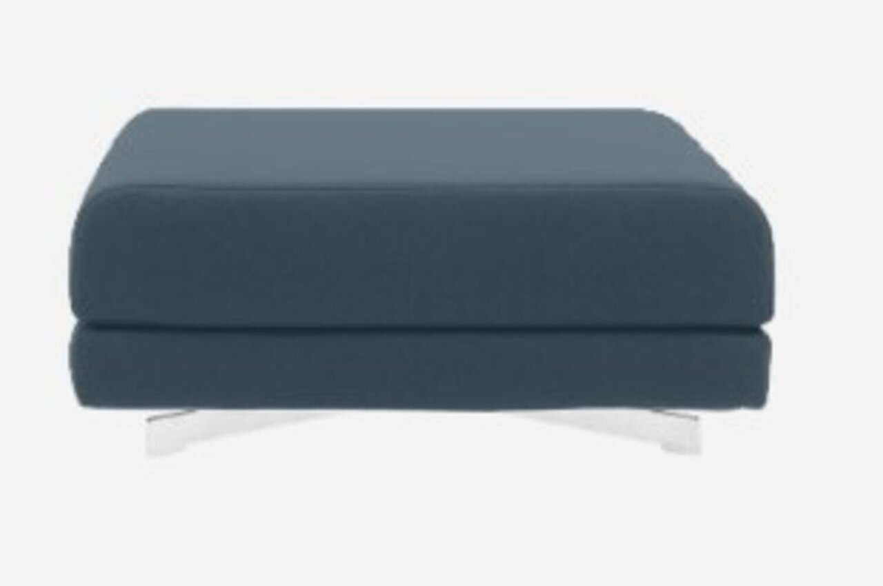 Softline Max Hocker/Einzelbett-Felt Melange - 846 Blue Grey
