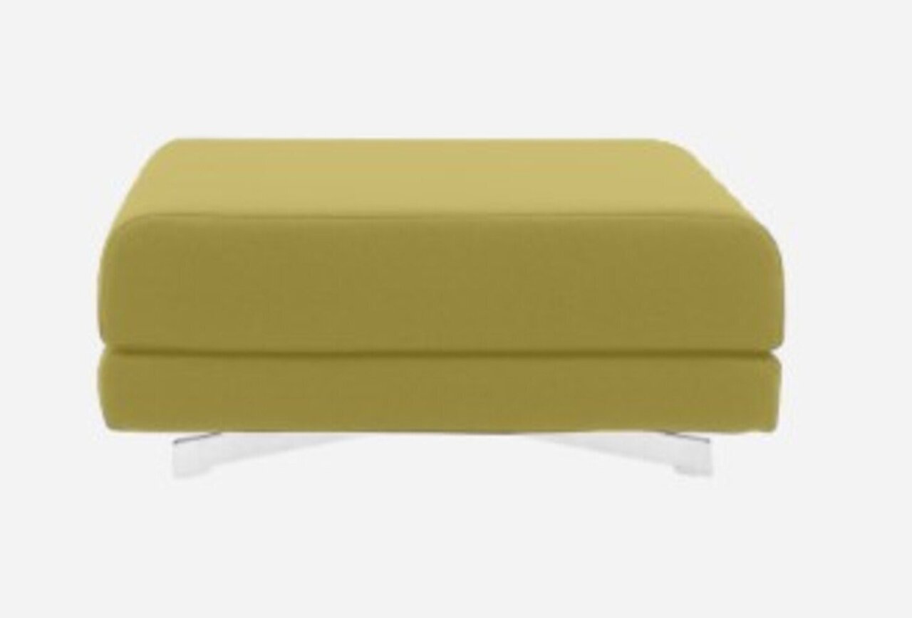 Softline Max Hocker/Einzelbett-Felt Melange - 847 Mustard