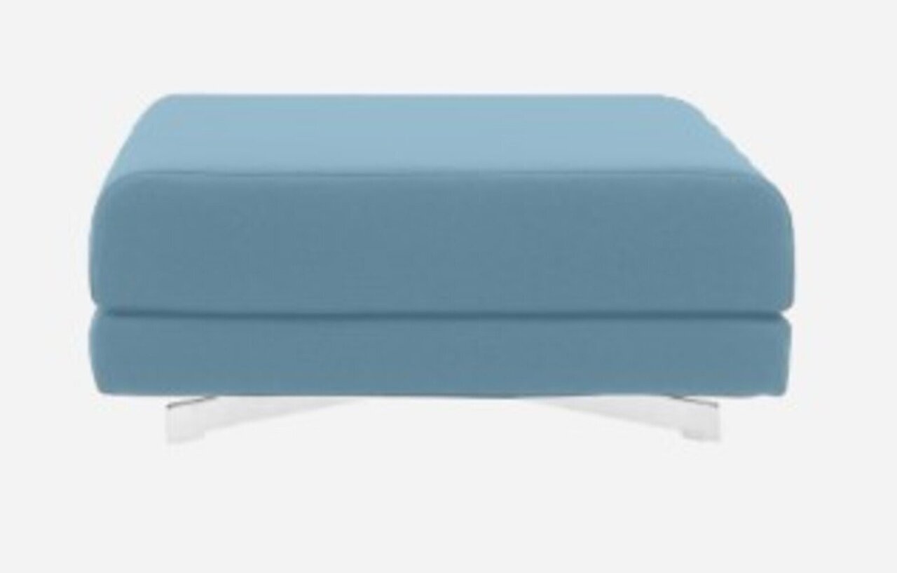 Softline Max Hocker/Einzelbett-Felt Melange - 858 Sky Blue