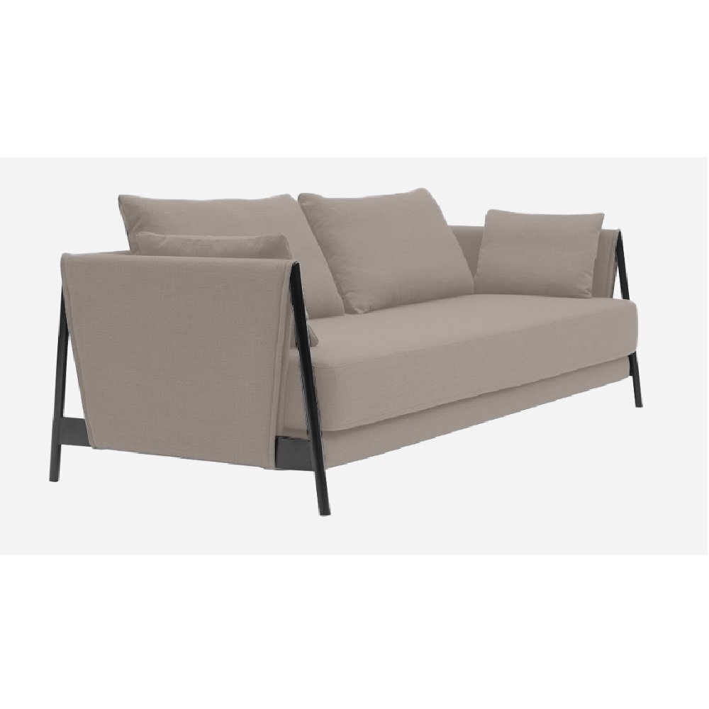 Softline Madison Schlafsofa-Eco Cotton 511 Sand-Black