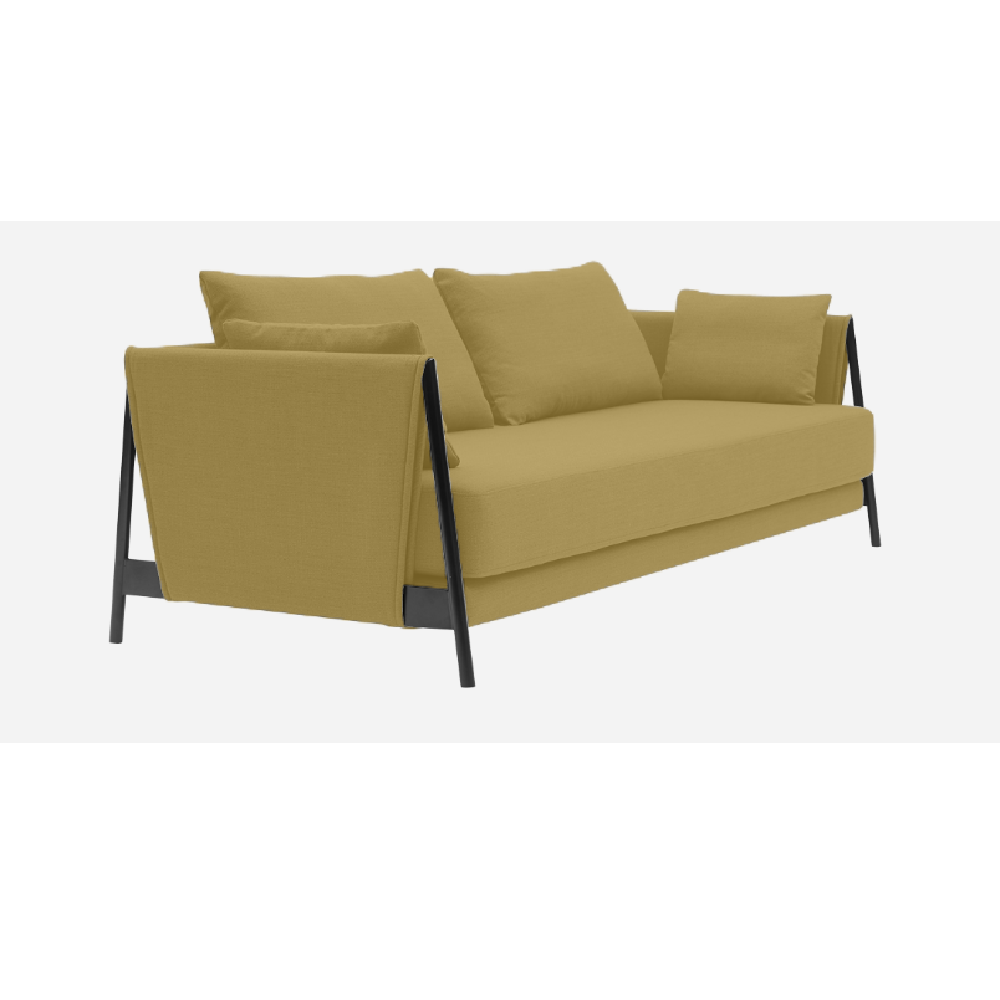 Softline Madison Schlafsofa-Eco Cotton 514 Lime-Black