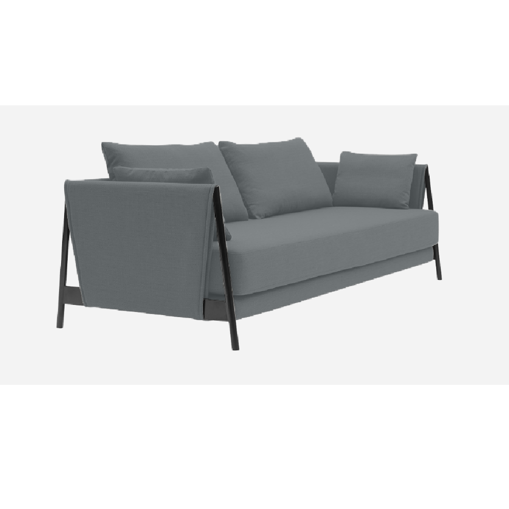 Softline Madison Schlafsofa-Divina Melange 170 Grey-Black