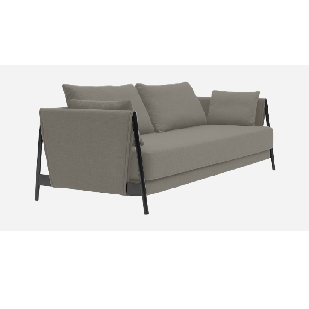 Softline Madison Schlafsofa-Divina Melange 260 Greige-Black