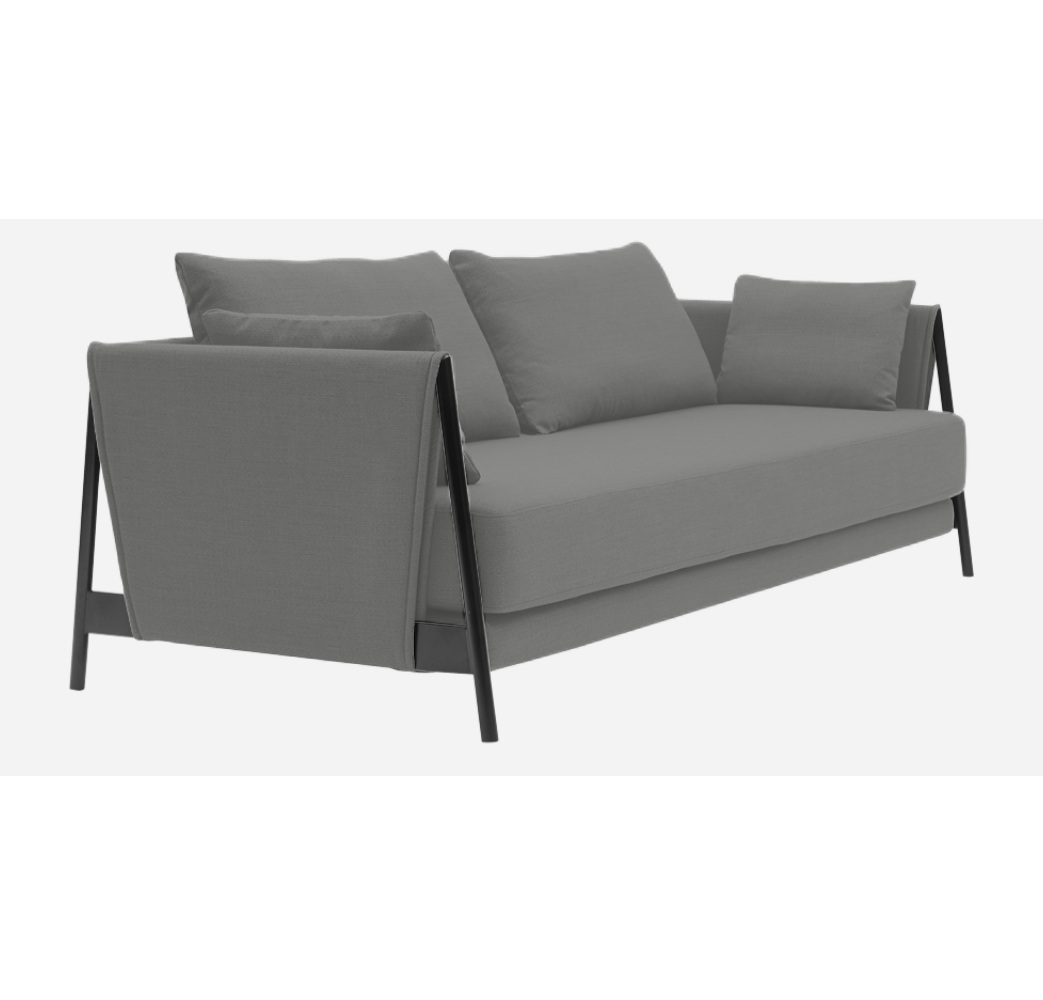 Softline Madison Schlafsofa-Hallingdal 153 Grey/Greige-Black