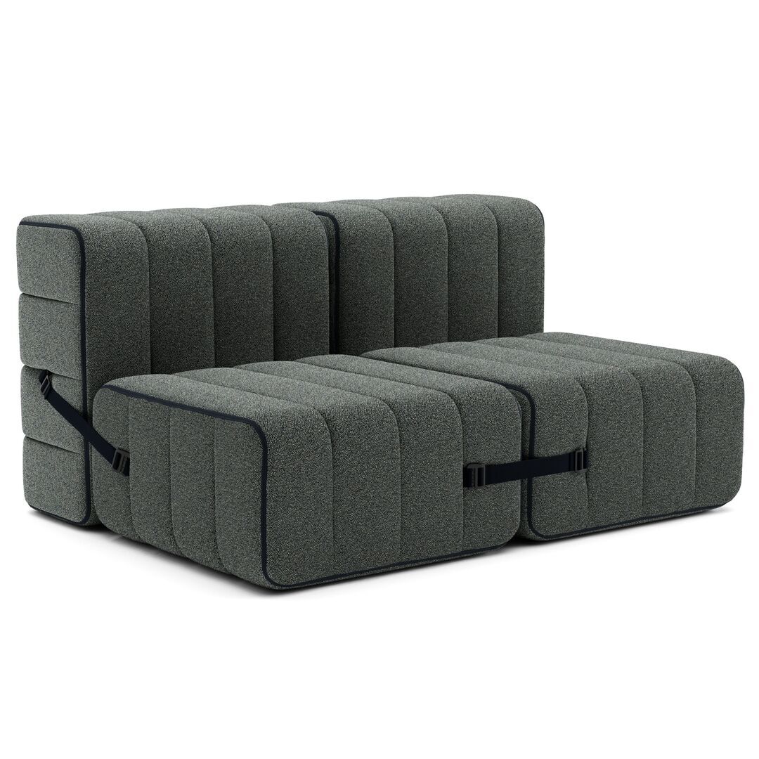 Ambivalenz Flexibler 2-Sitzer 'Curt' von Ambivalenz Gravel - Sera