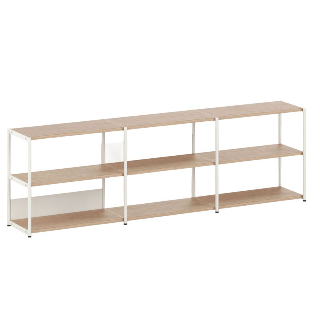 TIPTOE Regal Unit 2 240 cm von Tiptoe 0 Schubladen / Türen, H: 75 cm, Cream White