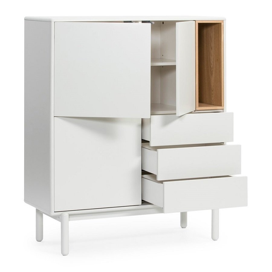Teulat Cabinet Corvo 100Cm - Creamy White