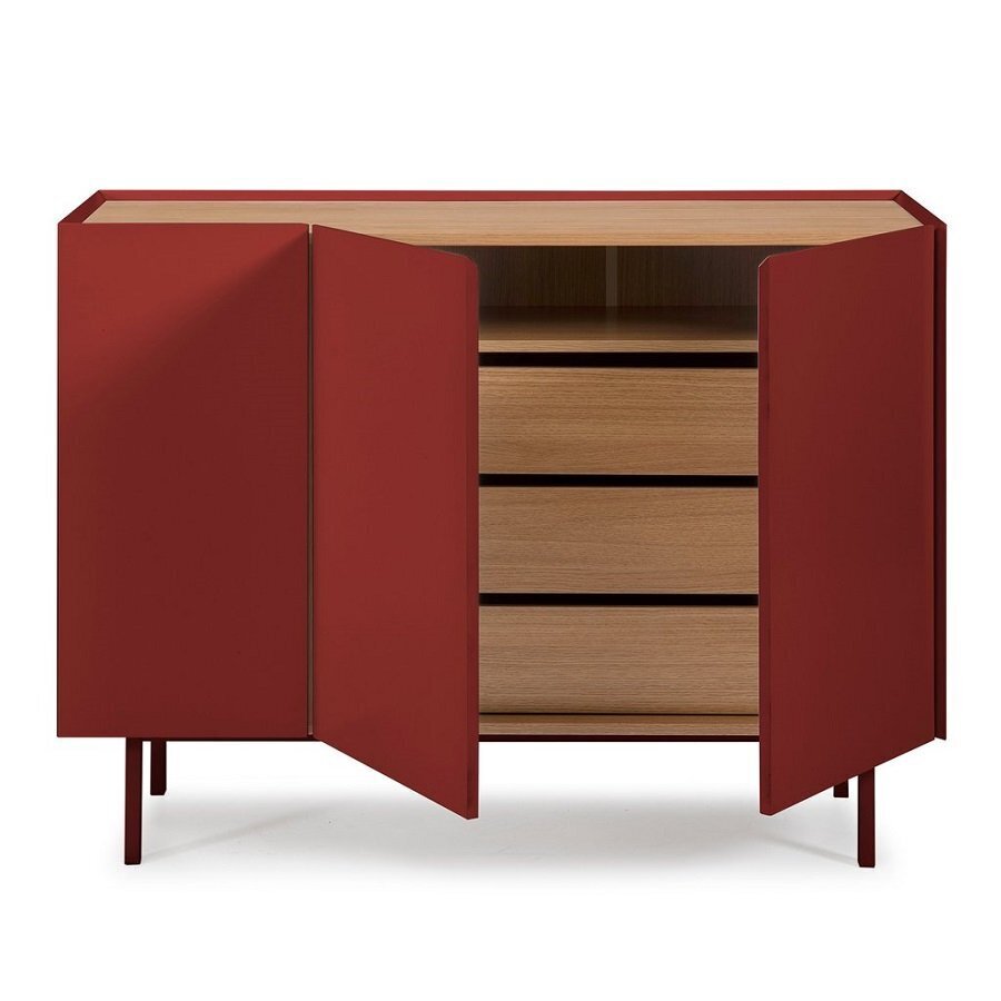 Teulat Chest Of Drawers Arista 110Cm - Red