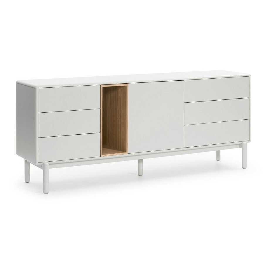 Teulat Chest Of Drawers Corvo 180Cm - Creamy White