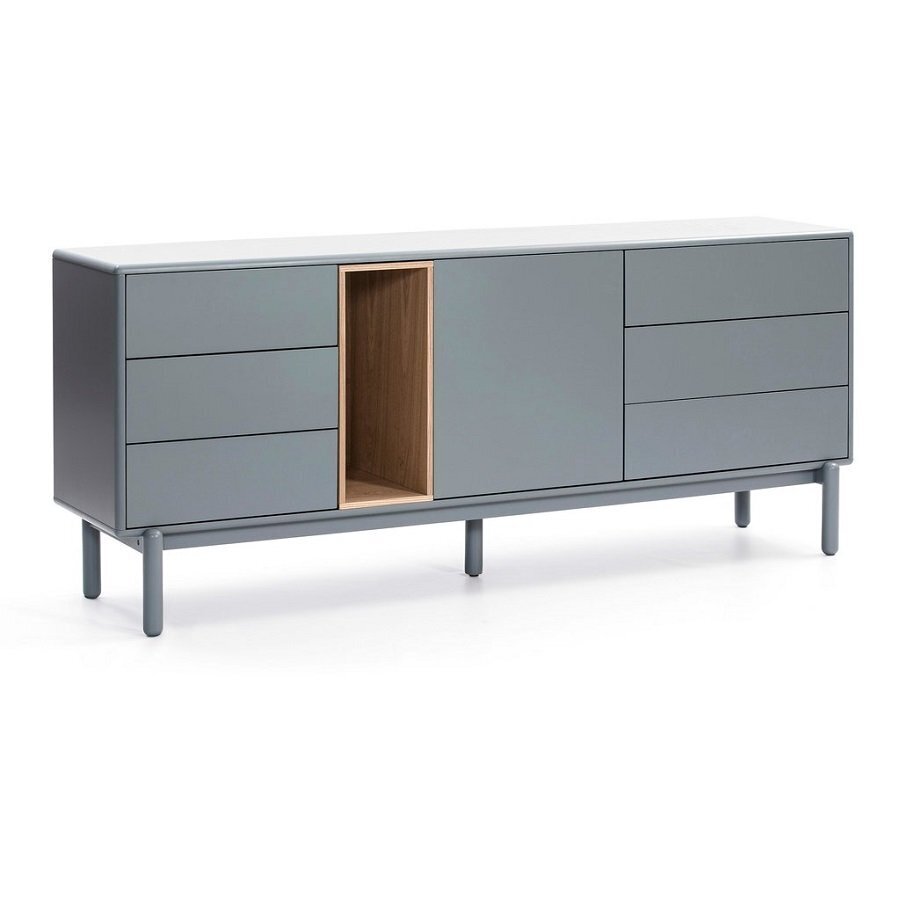 Teulat Chest Of Drawers Corvo 180Cm - Grey