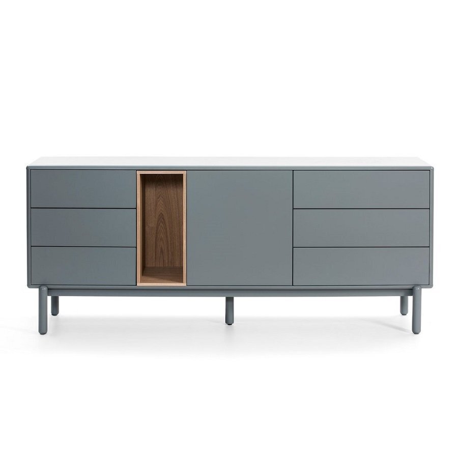 Teulat Chest Of Drawers Corvo 180Cm - Grey