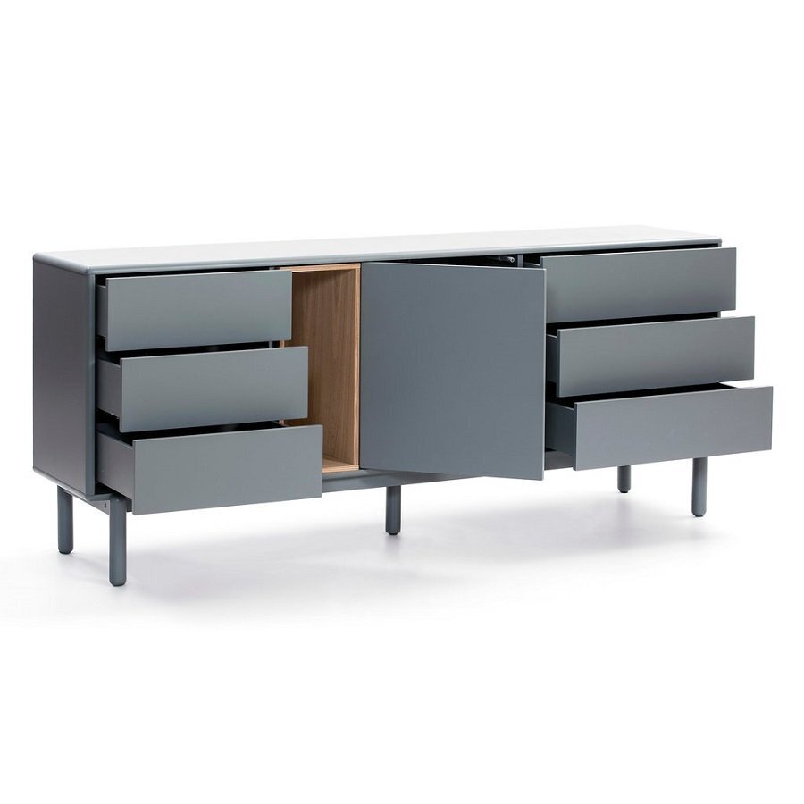 Teulat Chest Of Drawers Corvo 180Cm - Grey